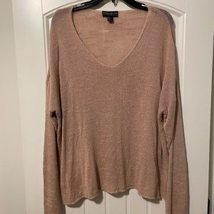 Forever 21 Plus Size Blush Oversized Distressed Sweater 3X